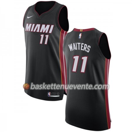 Maillot Basket Miami Heat Dion Waiters 11 Nike 2017-18 Noir Swingman - Homme